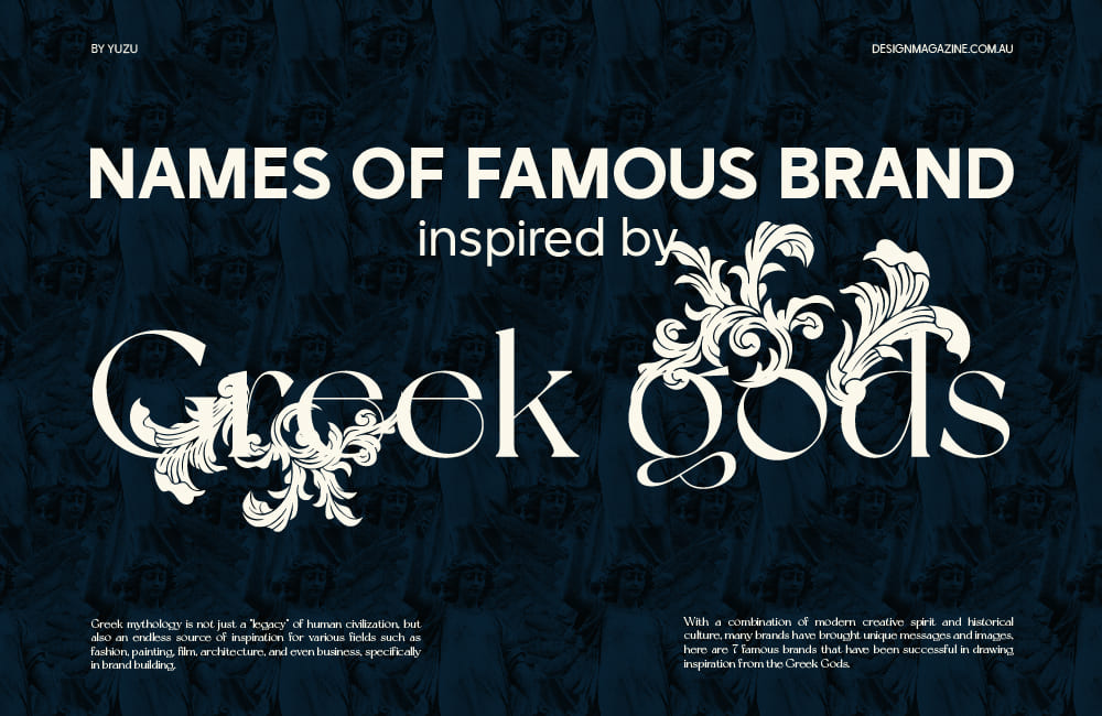 Names of famous brands inspired by Greek Gods